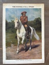 Buffalo Bill Vintage Short Souvenir Book From Cody Wyoming Western Cowboy picture