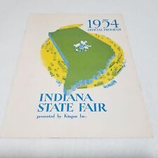 1954 Official Program Indiana State Fair presented by Kingan Inc. picture