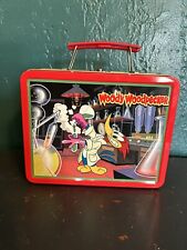 Vtg 1999 Mini Metal Woody Woodpecker  Lunch Box  (with Original Candy) picture