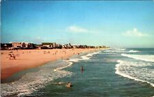 Ocean City Maryland Surf Postcard Ektachrome Ruth Unposted Vintage Plastichrome picture