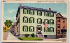Postcard - Birthplace of Poet Longfellow - Portland, Maine picture