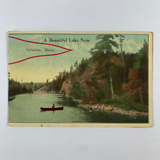 Postcard Maine Sabattus ME Lake Near 1910s Unposted Undivided Blank Back picture
