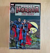 Marvel Horror Lives Again Omnibus 2020 Dracula Man-Thing Satana Blade OOP Direct picture