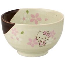 Skater Hello Kitty Japanese Tableware Minoyaki bowl of tea Sakura Kawaii SANRIO picture