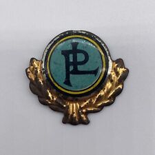 Vintage Panhard Logo Emblem Gold Tone Metal Automotive Lapel Pin picture