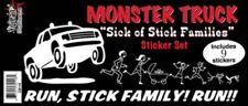 Frank Wiedemann MONSTER TRUCK GOT YOUR STICK FAMILY RIGHT HERE Sticker DECAL Set picture