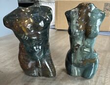 Ocean Jasper Crystal Male and Female Carved Body Sculptures picture