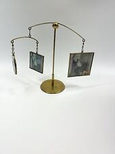 Michael Graves Design Photo Frame Stand Antique Brass 3 Pictures picture