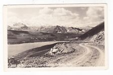 c1930 RPPC MT MOUNT MCKINLEY CAMP EIELSON ALASKA RIVER ROAD VINTAGE POSTCARD AK picture