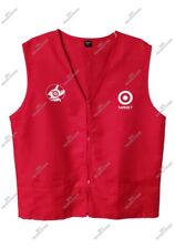Target Vest Store Employee Vest MEDIUM Pockets Bullseye Logo  Team Member picture
