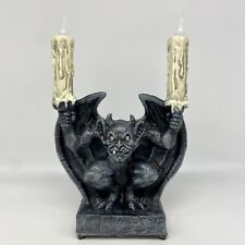 Halloween Scary Spooky Gargoyle Candle Lights & Motion Activated Sound Decor picture