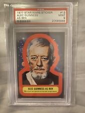 1977 Star Wars Sticker Alec Guiness As Ben #13 MINT 9 picture