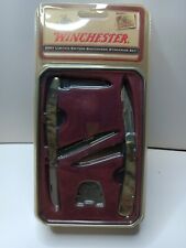 Winchester 2007 Limited Edition Sheephorn Stockman Knife Set - New in Package.M7 picture
