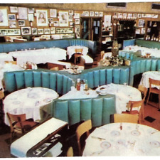Postcard NY New York City Danny's Hideaway The Main Dining Room Chrome 1945-1975 picture