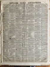 Newark Daily Advertiser (NJ) 1856, Twenty five issues picture