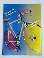 Vintage 1986 RALEIGH BICYCLES The Performance Advantage CATALOG 1980's Cycling picture