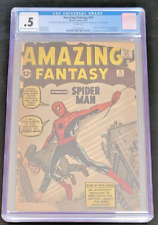 Amazing Fantasy #15 First Appearance Spider-Man Marvel 1962 CGC 0.5 picture