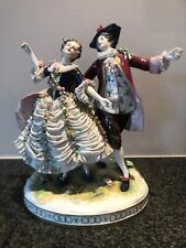 Volkstedt Lace Germany Dresden  Large Porcelain Figurine Group picture