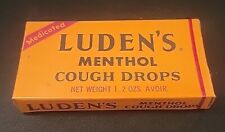 Vintage Luden's Menthol Cough Drops Box NOS picture