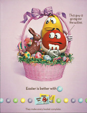 2015 M&M's Chocolate Candy Easter The Willies Funny Print AD Advertisement picture