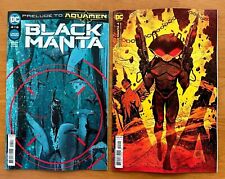 BLACK MANTA #4 Main Cover A + Greene Card Stock Variant DC NM  picture