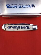 CASE XX SALUTE TO DALE 3 EARNHARDT  SHIELD MODEL #6254 TRAPPER POCKET KNIFE picture