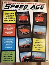 1957 Speed Age Magazine,  BMW 507 Cover picture