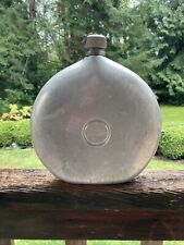 Vintage Aluminum Military Canteen Flask STANLEY Insulating USA Patent Date 1923 picture