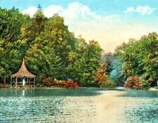 C.1916 Delaware Water Gap, PA Lake Lenape Gazebo River Scenic Postcard 4-21 picture
