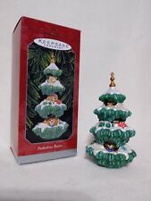NIB 1998 Hallmark Keepsake Christmas Ornament Peekaboo Bears Expanding Tree  picture