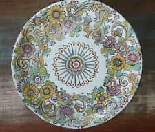Decorative Vintage Wall Plate (V.Pinto Vietri Italy)  18 1/2