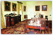 DINING ROOM THE HERMITAGE ANDREW JACKSON NASHVILLE TENNESSEE COLOR KING POSTCARD picture