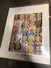 Norma Jean Baker Sex Goddess by Paul Giovanopoulos Marilyn Monroe Art 36”x24.5” picture