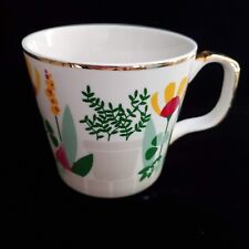 Grace's Teaware Flower Garden Mug Gold Accent Handle picture