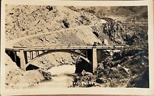 RPPC Orondo Washington Chelan Falls Beebe Bridge Real Photo Postcard c1920 picture