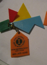 1970s Inter*Continental Hotel Americas Division Square Me Puzzle Adv. Key Ring picture