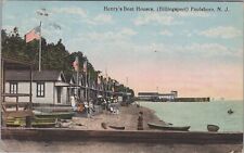 Henry's Boat Houses, Billingsport, Paulsboro, New Jersey Postcard picture