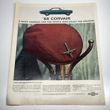 1966 Chevrolet Corvair Monza 1965 Vintage Print Ad Life Magazine picture