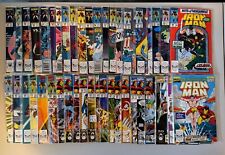 HUGE 1980's & 1990's Iron Man Comic Book Lot 43 Books- See #'s In Description  picture
