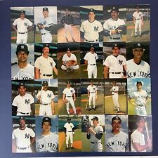 1986 Yankees Post Card Collection - Great Condition - 30 Cards + Plastic Sleeve picture
