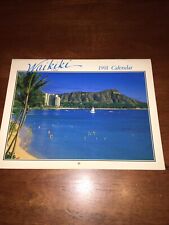 Rare Vintage Hawaii Waikiki Oahu 1991 calendar island heritage publishing picture