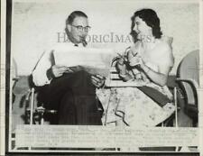 1954 Press Photo Senator Estes Kefauver and his wife Nancy, Union City, TN picture