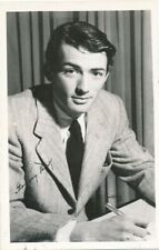 Gregory Peck Real Photo Postcard rppc - American Film Actor picture