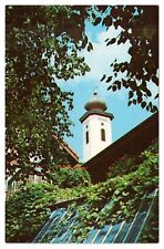 Vintage Frankenmuth Bavarian Inn Onion Tower Postcard MI Unposted Chrome picture