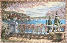 Tapestry wall hanging the lake of Como Italy picture