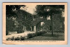 Blairstown NJ-New Jersey, Ivy Hall Archway To Locke Hall Vintage c1943 Postcard picture