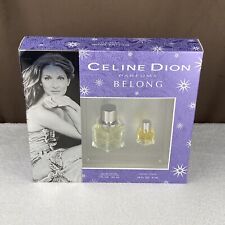 NEW Vtg NOS Celine Dion Belong Eau de Toilette & Perfume Spray Gift Set RARE picture