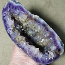 2.43 LB Natural Agate Amethyst geode quartz cluster crystal specimen healing picture