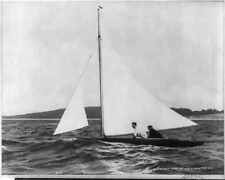 Photo:Ethelwynn,Sailboat with two men in it,c1895,JS Johnston picture