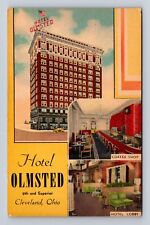Cleveland OH-Ohio, Hotel Olmsted, Advertising, Antique, Vintage Postcard picture